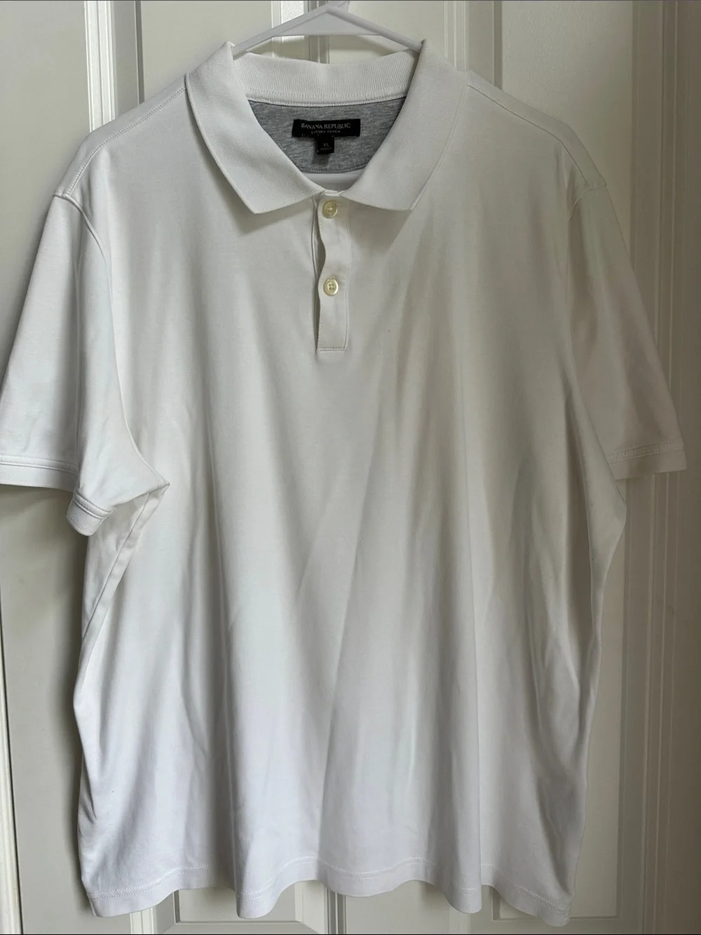 Banana Republic Men’s White Polo